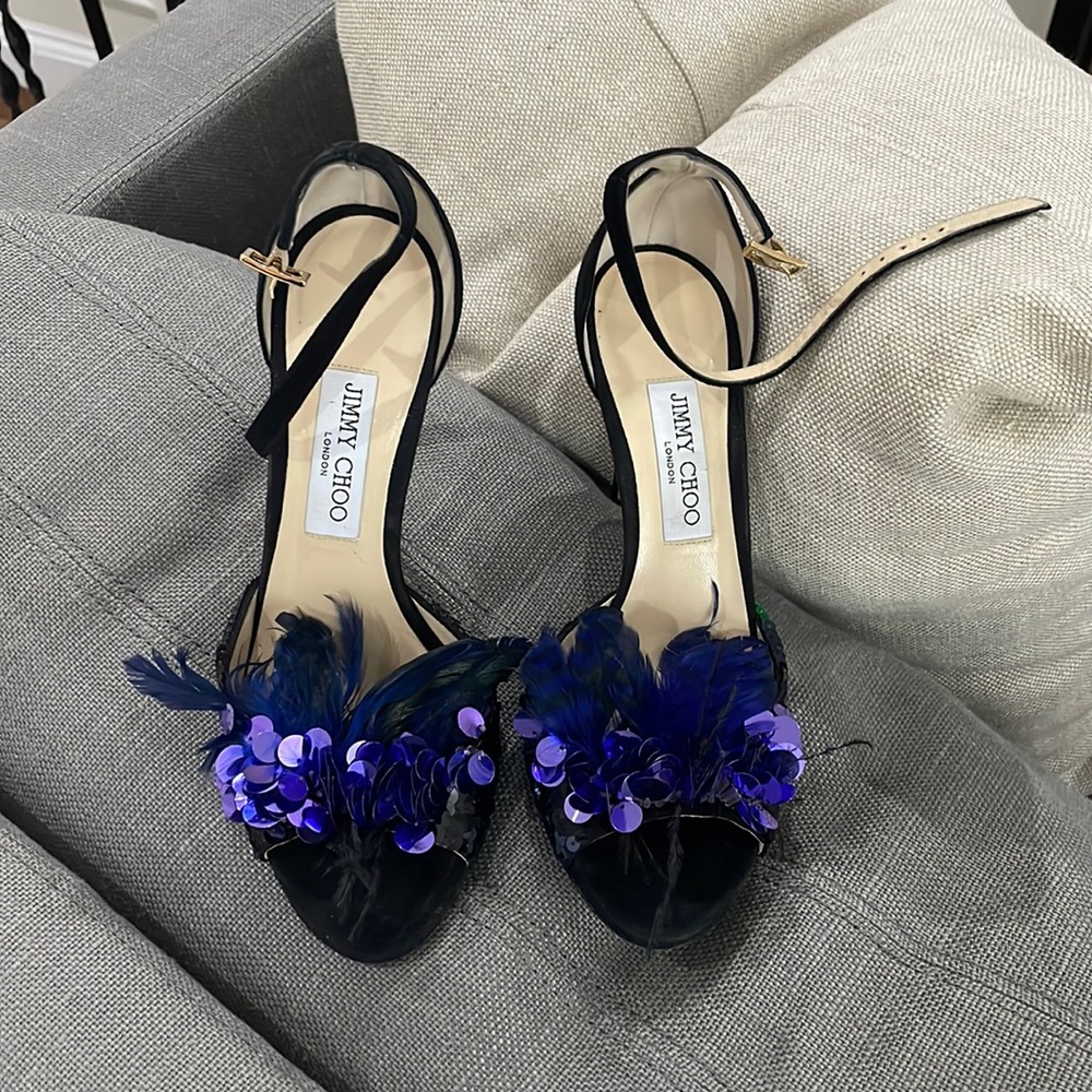 Jimmy Choo feather sandal